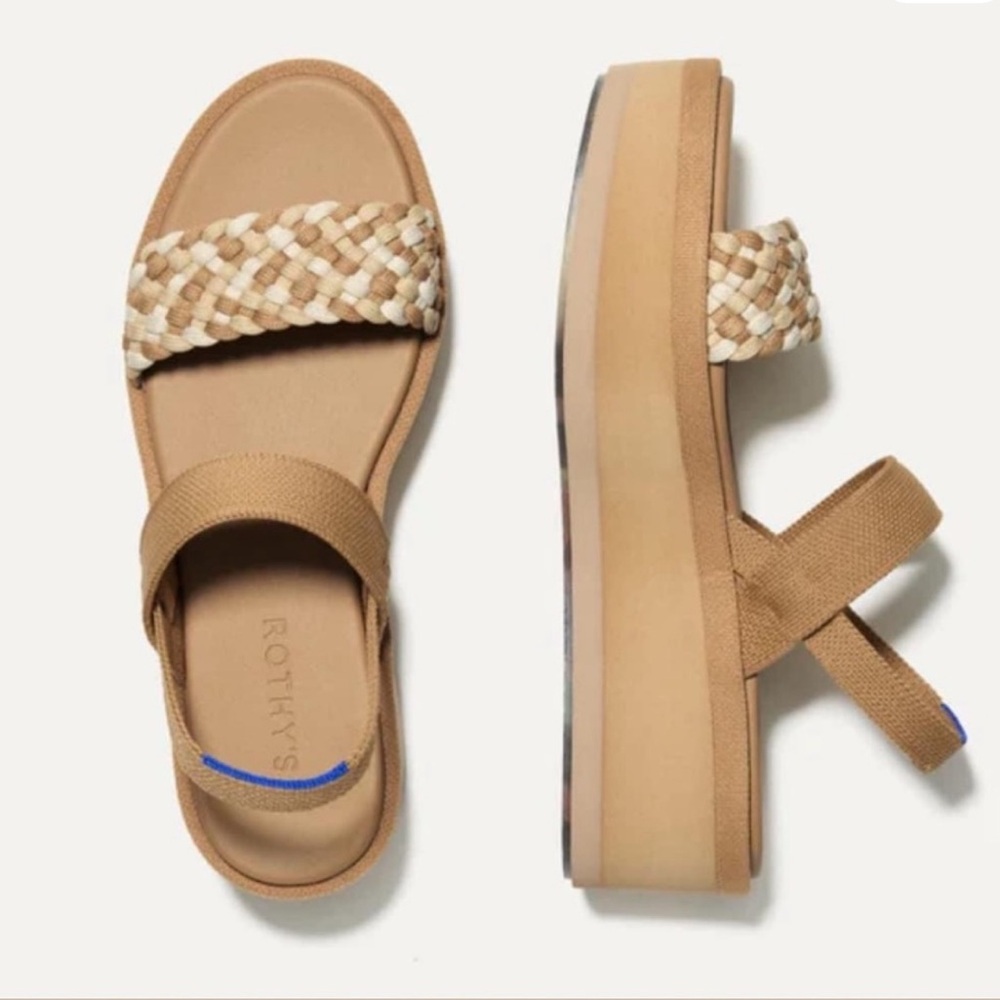 NWT Rothy’s LW Wedge Sandal 11